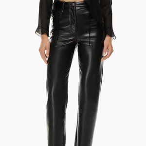 Near Mint Condition, Wilfred Melina Pant (12 Long) Black Vegan Leather